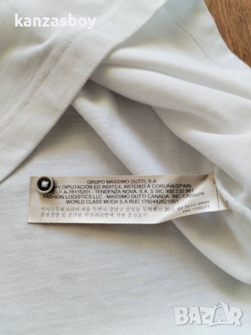 massimo dutti - страхотна мъжка тениска КАТО НОВА L, снимка 8 - Тениски - 53773555