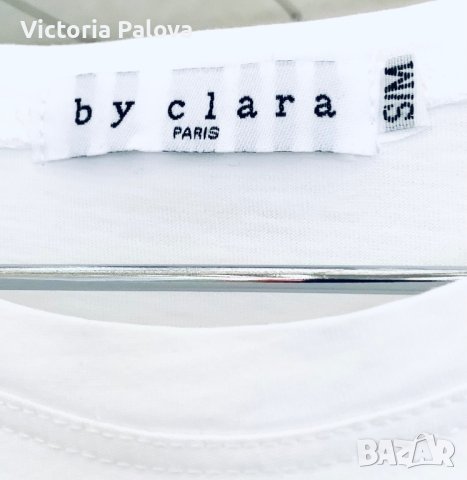 Бутикова тениска/топ с подплънки BY CLARA PARIS, снимка 14 - Тениски - 37590373