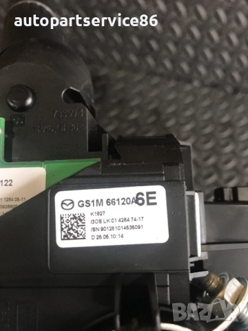 Лостчета за чистачки с индикатор и свързани компоненти за Mazda 6 2.2 дизел (2007-2011) GS1M66120A6E, снимка 3 - Части - 53714598