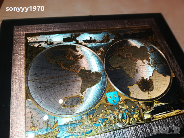 NOVA TOTIVS TERRARVM ORBIS GEOGRAPHICA 3103222051, снимка 3 - Антикварни и старинни предмети - 36300402
