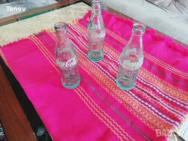 Шишета Кока-Кола 3 броя бутилки Coca-Cola , снимка 2 - Антикварни и старинни предмети - 48354085