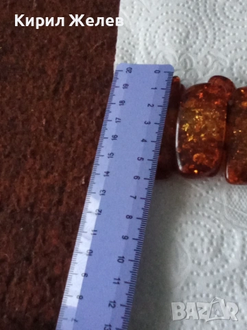 Гривна кехлебарена разтегливи 53794, снимка 4 - Гривни - 53517074