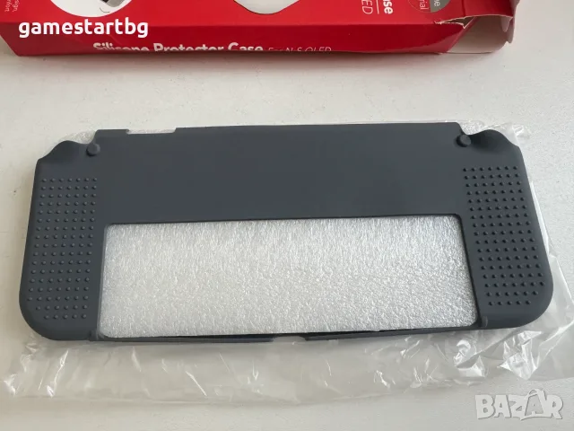 Силиконов кейс Mim за Nintendo Switch OLED - grey, снимка 3 - Аксесоари - 56329910