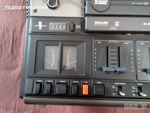 PHILIPS 3 мотора 3 скорости 3 глави- long live , DNL .Вграден усилвател с говорители., снимка 4 - Декове - 41326960