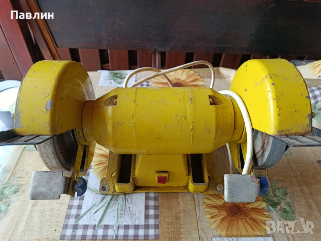 Български шмиргел монофазен Елпром Тетевен , снимка 4 - Други машини и части - 53537415