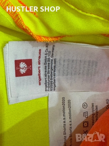 Мъжки къси, работни панталони ENGELBERT STRAUSS. Размер 52, снимка 8 - Панталони - 52665632