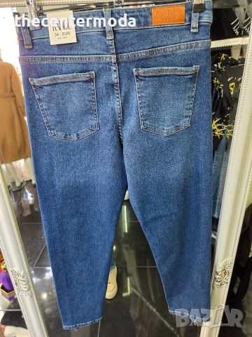 Сини ластични дънки, снимка 3 - Дънки - 53535845