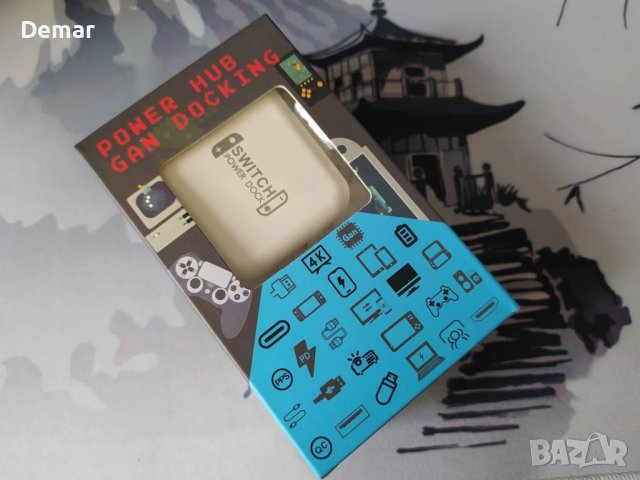 Зарядно устройство за Switch OLED GaN PD36W 3 порта USB C+USB A+4K/HD, снимка 8 - Аксесоари - 41804631