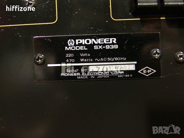 РЕСИВЪР  Pioneer sx-939 , снимка 11 - Ресийвъри, усилватели, смесителни пултове - 33987027