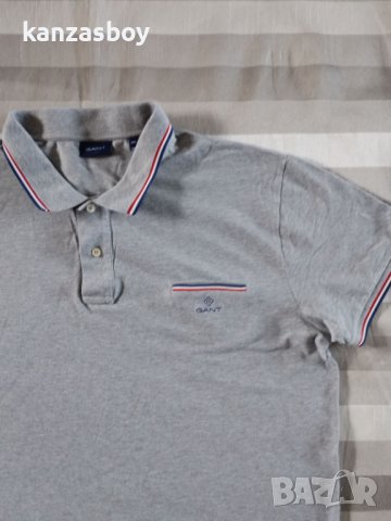 gant polo shirt - страхотна мъжка тениска 3ХЛ , снимка 3 - Тениски - 41499450