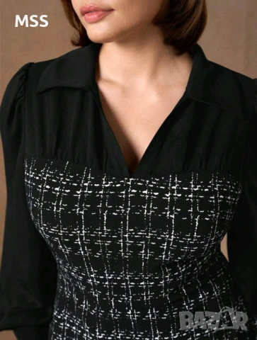 Стилна дамска рокля, снимка 3 - Рокли - 53871980