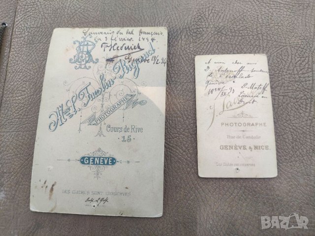 XПродавам две страни снимки XIX Suisse, снимка 2 - Други ценни предмети - 41765497