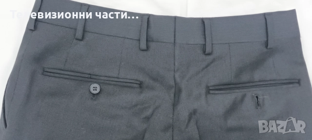 Оригинален официален мъжки костюм Andrews Андрюс размер 46(М) в черен цвят сако,панталон,вратовръзка, снимка 8 - Костюми - 52867036