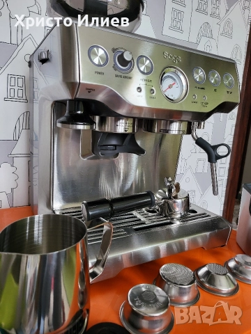 Еспресо машина SAGE Barista Express Кафемашина с кафемелачка, снимка 6 - Кафемашини - 52717370