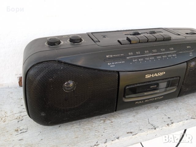 SHARP Радиокасетофон, снимка 3 - Радиокасетофони, транзистори - 39975814