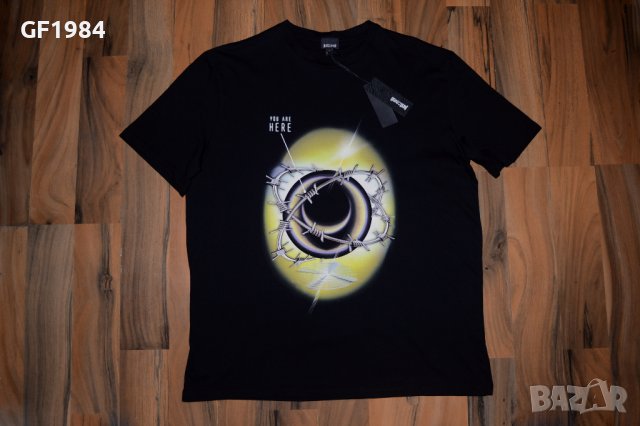 Just Cavalli - мъжка тениска, размер -  S (Oversized), снимка 1 - Тениски - 40562801