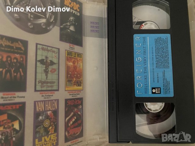 FOREIGNER VHS HIFI Видео Касета. Mega Rare!, снимка 4 - Други музикални жанрове - 42374616