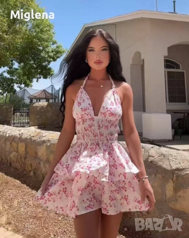 Красива лятна рокля , снимка 2 - Рокли - 51618325