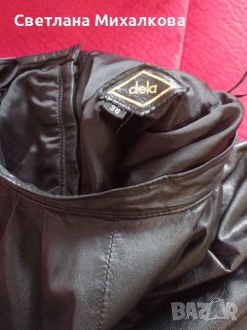 Продавам дамска кожена пола, снимка 7 - Поли - 38803224