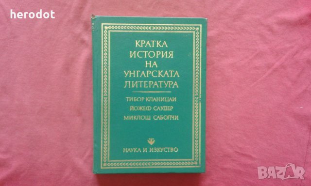 Кратка история на унгарската литература, снимка 1 - Художествена литература - 34294807