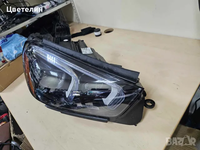 Десен фар за Mercedes GLE W167 USA desen far мерцедес гле 167, снимка 7 - Части - 49442641