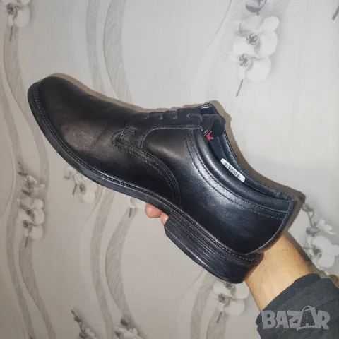 кожени обувки Clarks Fawloy Lo GTX GORE-TEX Водоустойчиви  номер 44, снимка 4 - Официални обувки - 47670276
