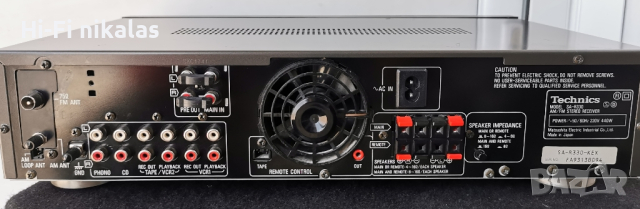 промо!!! стерео усилвател ресийвър еквалайзер TECHNICS SA-R330, снимка 8 - Ресийвъри, усилватели, смесителни пултове - 44527243