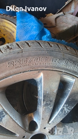 гума с джанта 225/45/17, снимка 2 - Гуми и джанти - 52238684