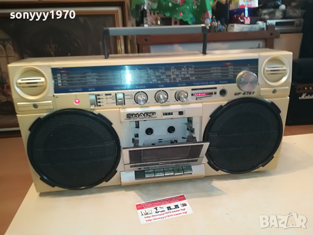 sharp gf-5757 auto program search system 2003220917, снимка 6 - Радиокасетофони, транзистори - 36165647