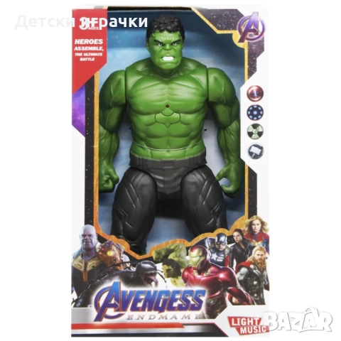 Комплект 4 фигури герои Спайдърмен, Венъм, Хълк и Танос, отмъстителите , снимка 3 - Фигурки - 52642326