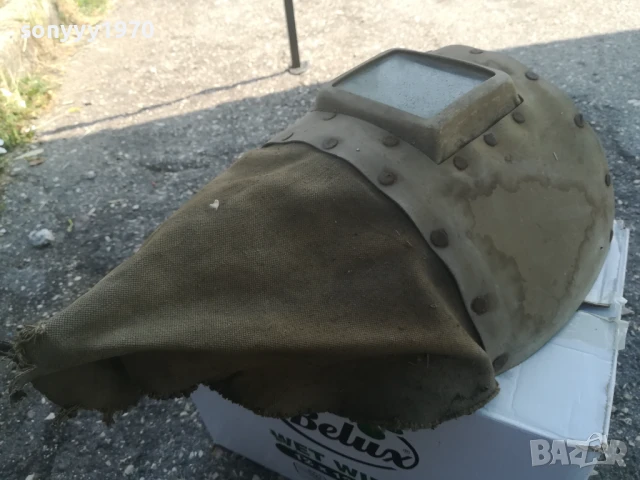 РЕТРО МАСКА ЗА ЗАВАРКИ-АНТИКА/РЕЛИКВА 1206251616, снимка 11 - Антикварни и старинни предмети - 50644094