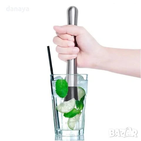 6416 Бар чукче Мъдлър за коктейли шейкър, снимка 7 - Аксесоари за кухня - 53559893