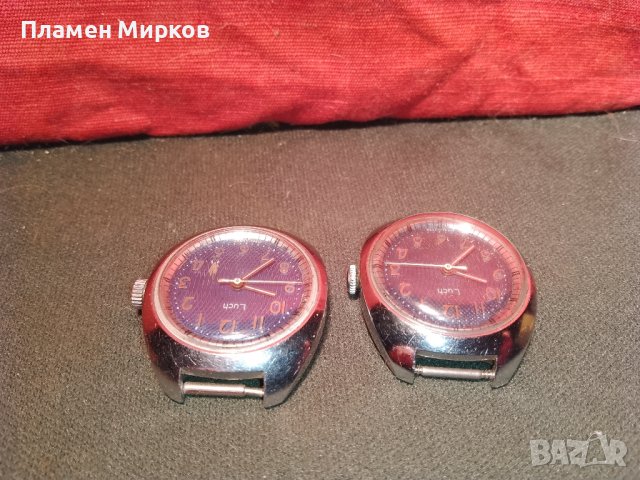 Два руски ръчни часовника LUCH, снимка 7 - Дамски - 44450884