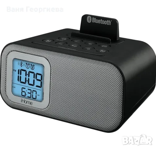 Оригинален Ihome IBT22 Bluetooth Колонка USB Зареждане Двоен Будилник , снимка 2 - Bluetooth тонколони - 49789454