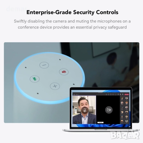 Nuroum C20 HD1080P Уеб камера всичко в едно за видеоконферентна връзка, снимка 7 - Други - 52294560