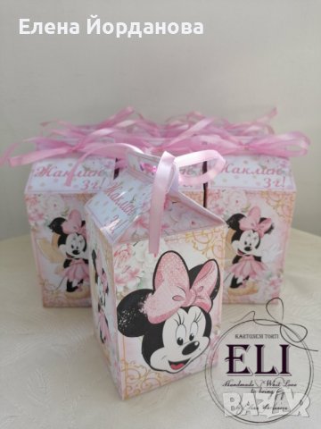 Подаръчни кутийки с Мини Маус , снимка 3 - Други - 44363572