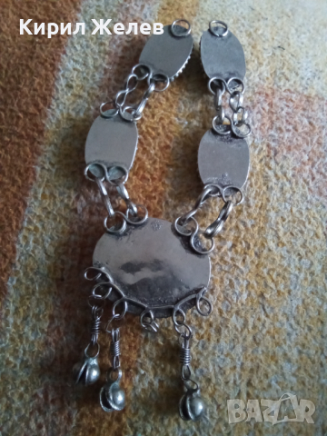 САЧАНЕНА с БЯЛ ИВИЧЕСТ АХАТ ОРИЕНТАЛСКА СТАРИНЕН СТИЛ ОГЪРЛИЦА 5022, снимка 13 - Антикварни и старинни предмети - 29614880