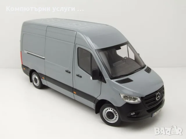 Mercedes-Benz Sprinter 2018 микробус - мащаб 1:18 на Norev  моделът е нов в кутия, снимка 5 - Колекции - 56196304