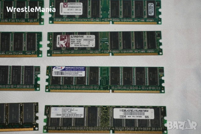 17 DDR RAM ПАМЕТ Тествана и Работеща за Настолен Компютър, снимка 5 - RAM памет - 51956230