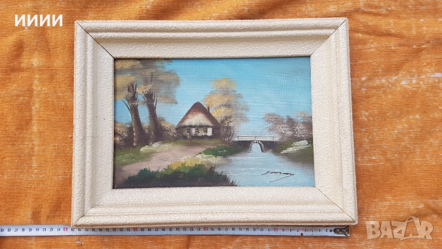 Стара картина , снимка 3 - Антикварни и старинни предмети - 51420663