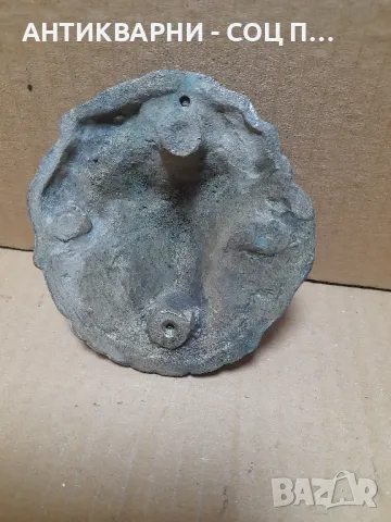 Стар Бронзов Орнамент Лъвка Глава За Врати Порти Тегло 0.500кг., снимка 4 - Антикварни и старинни предмети - 48923478