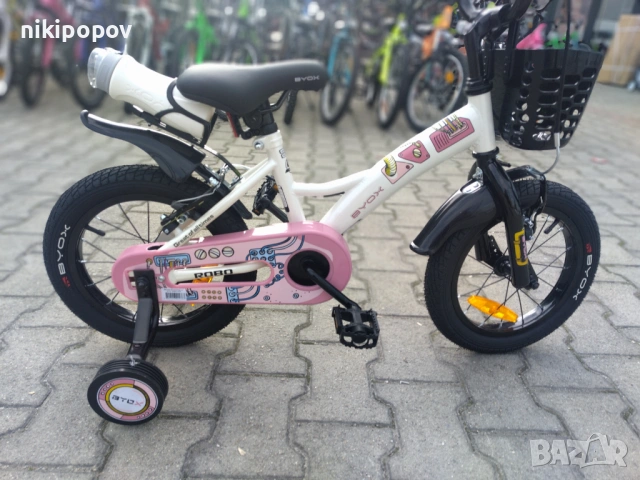 BYOX Велосипед 14" ROBO бял, снимка 5 - Велосипеди - 53759134