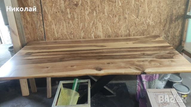 Маса от масив орех, снимка 5 - Маси - 53541669