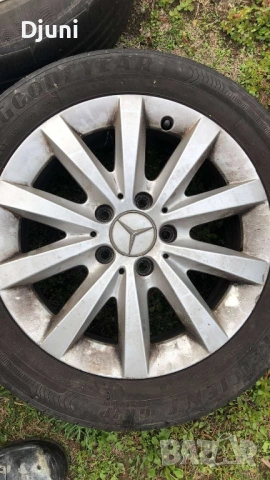 Mercedes джанти с гуми 205/55/R16, снимка 3 - Гуми и джанти - 53667135