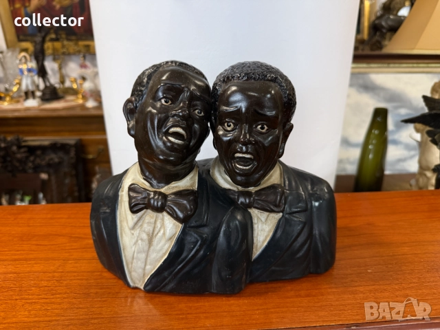 Керамична фигура на джаз музиканти. №7405