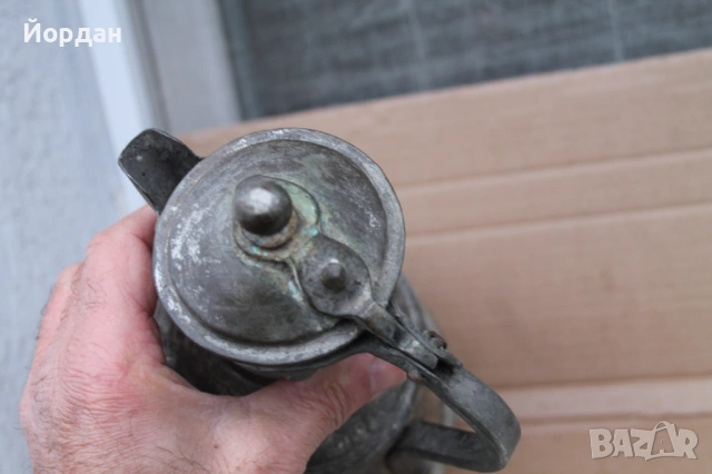 Стара медна кана за вода, снимка 8 - Антикварни и старинни предмети - 53326430