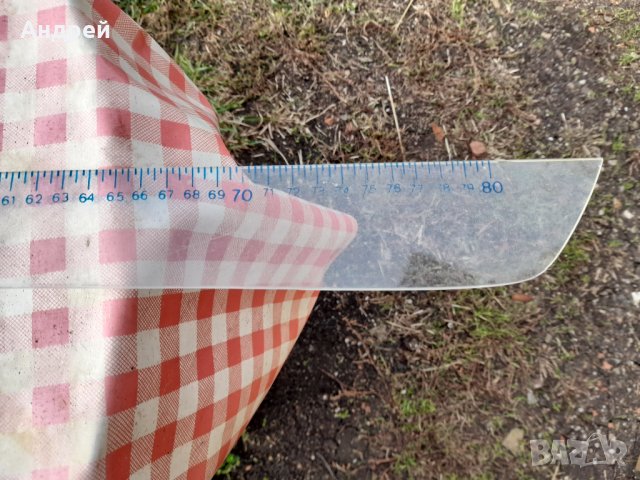 Стара шивашка линия,линеал #5, снимка 5 - Антикварни и старинни предмети - 34762255