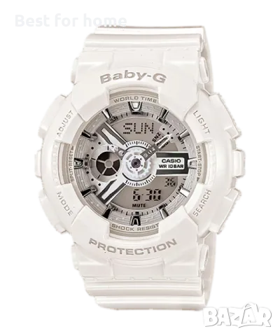 Casio Baby G 110 Бял- лимитирана серия, снимка 8 - Дамски - 49236850