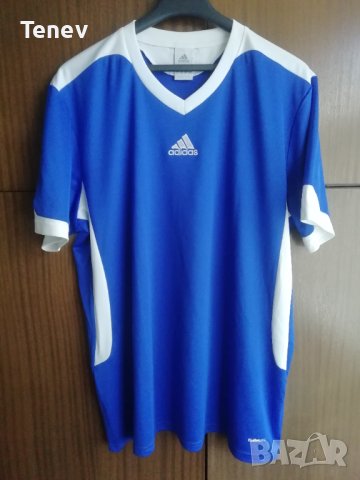 Adidas Climalite оригинална мъжка синя тениска фланелка Адидас XL, снимка 1 - Тениски - 41628505