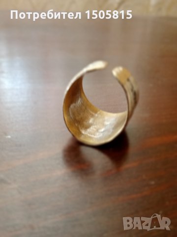 Уникален, старинен прьстен от Тибет от мед, снимка 5 - Антикварни и старинни предмети - 34116996